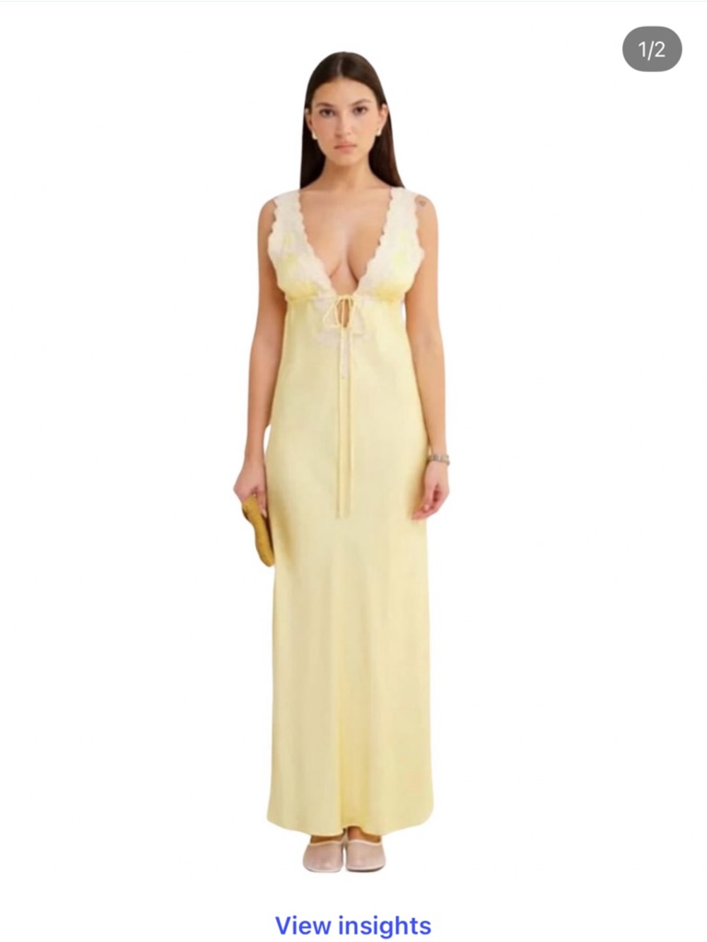 Rumored Venice Maxi Dress in Yellow